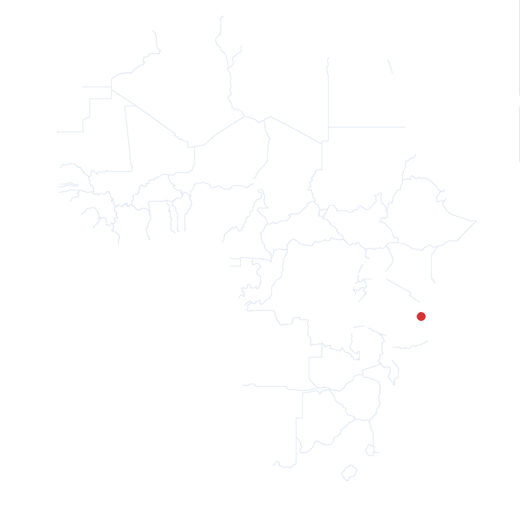 Dar es Salaam auf der Karte vom GEOQUIZ eingezeichnet