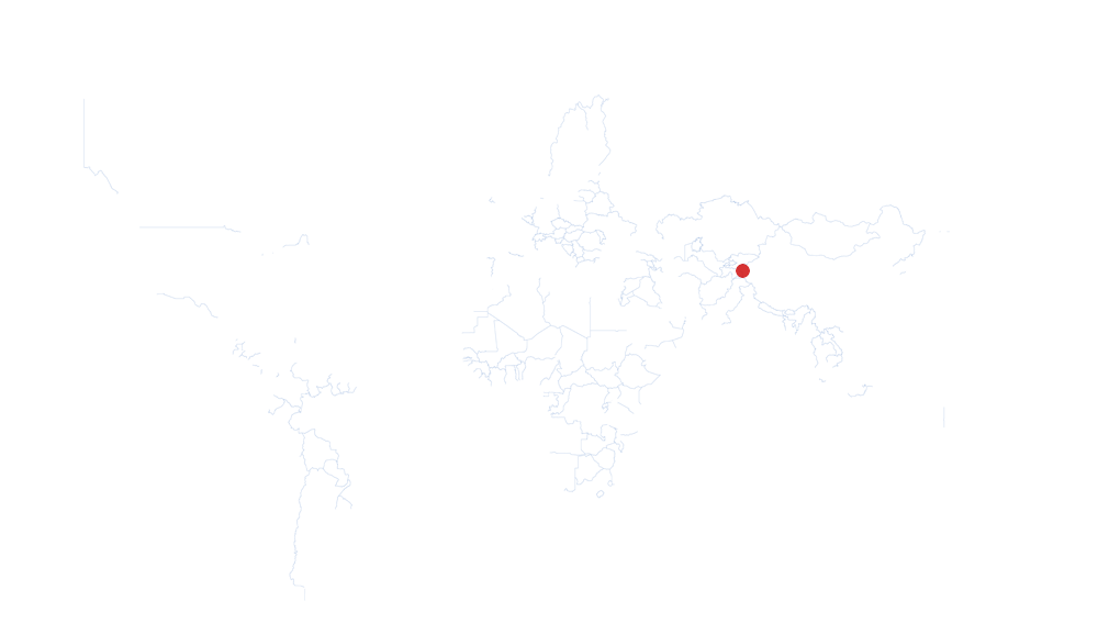 Kongur auf der Karte vom GEOQUIZ eingezeichnet