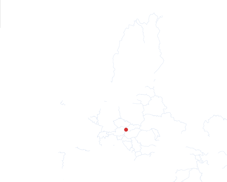 Братислава auf der Karte vom GEOQUIZ eingezeichnet