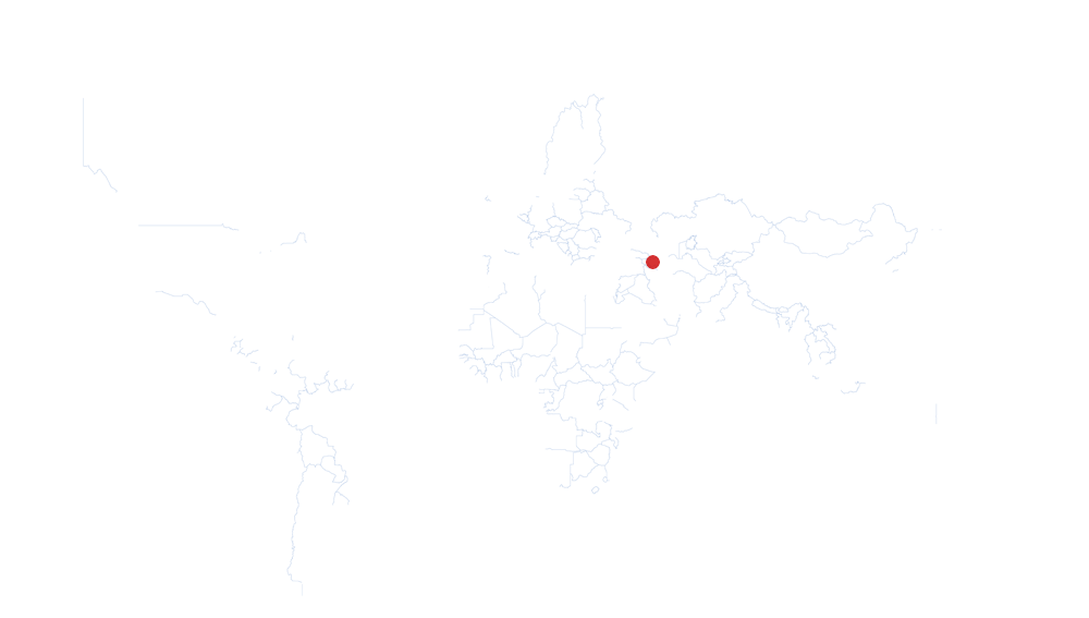 Azerbaijan auf der Karte vom GEOQUIZ eingezeichnet