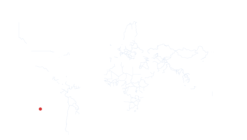 Isla de Pascua auf der Karte vom GEOQUIZ eingezeichnet