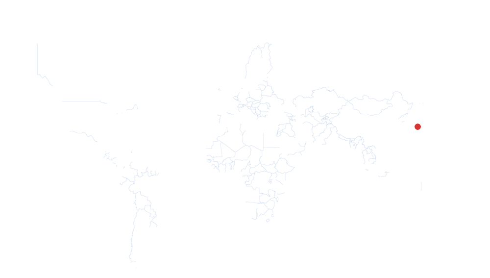 Fuji auf der Karte vom GEOQUIZ eingezeichnet