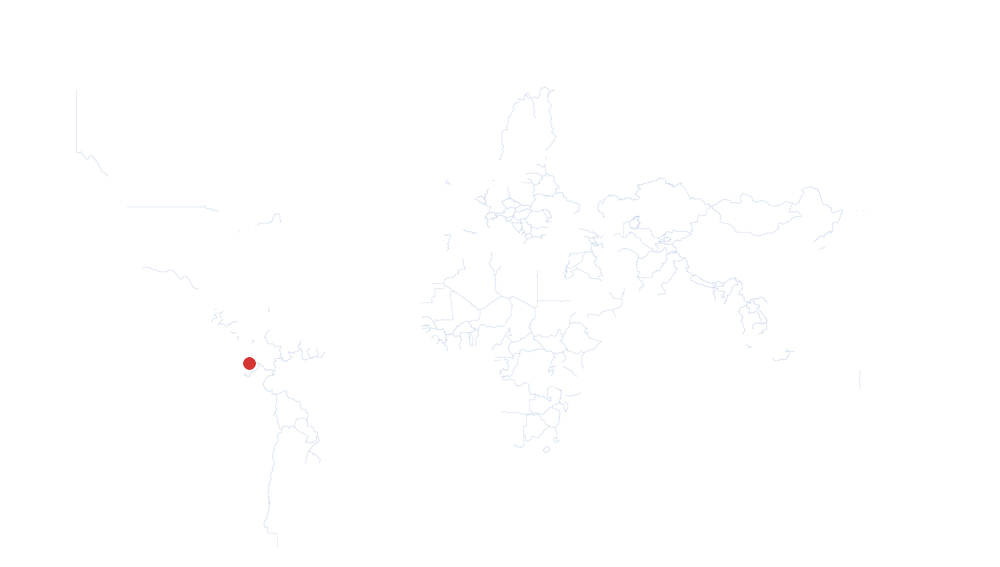 Quito auf der Karte vom GEOQUIZ eingezeichnet